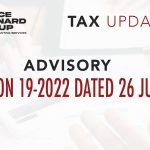 ADVISORY: ISSUED ON 19-2022 DATED 26 JULY 2021​